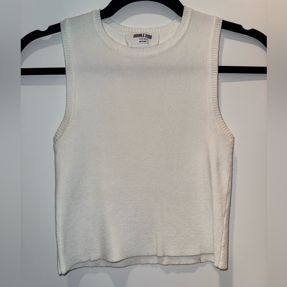 Double Zero Women's Cream Tank Top
